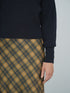 Point Varsity Plaid A-Line Slip Skirt